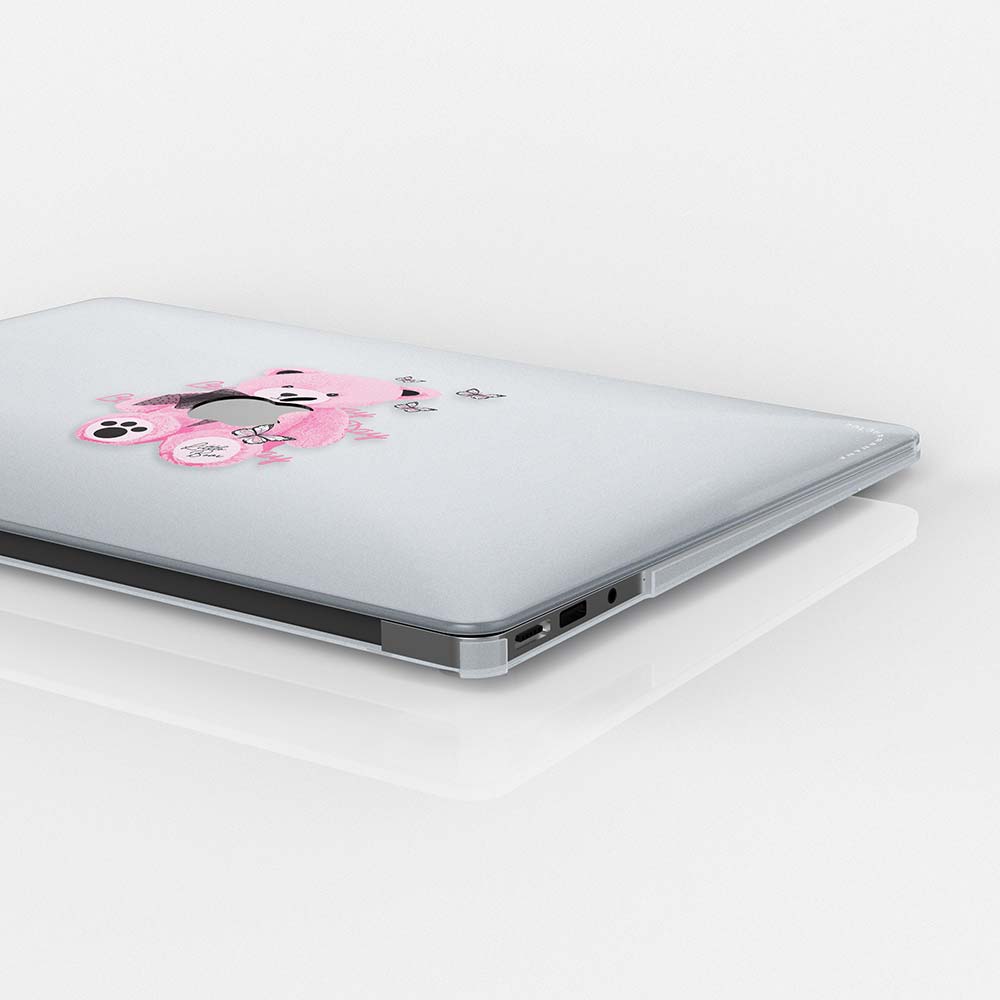 Macbook Case-Pink Little Bear