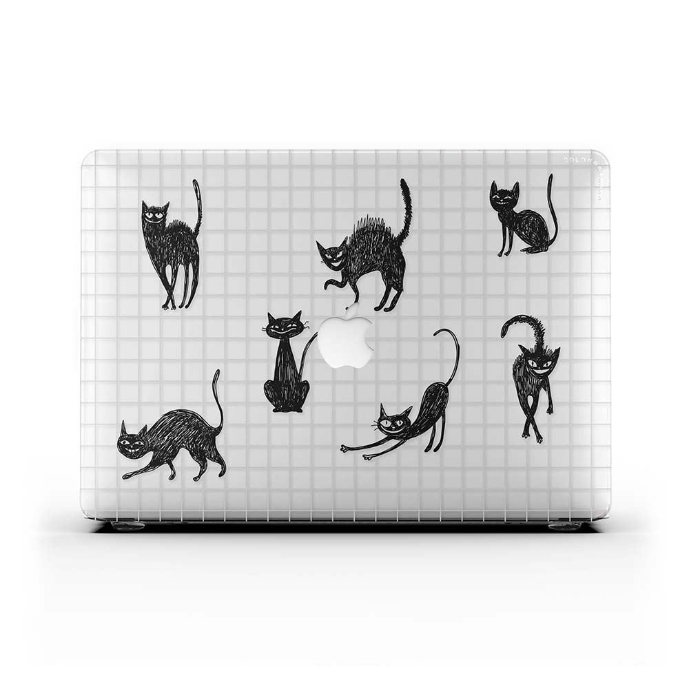 Macbook Case-Black Cats