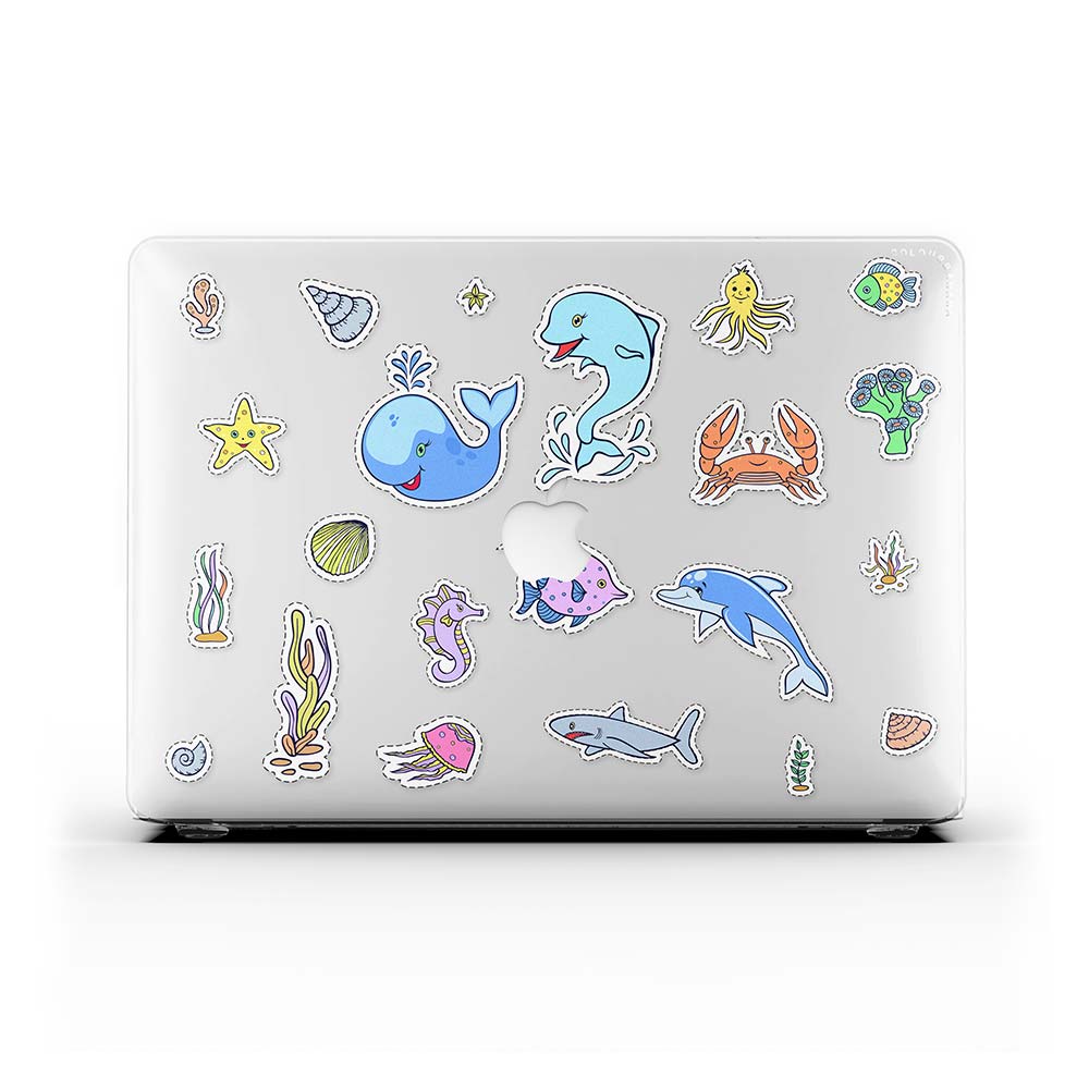 Macbook ケース-海の動物