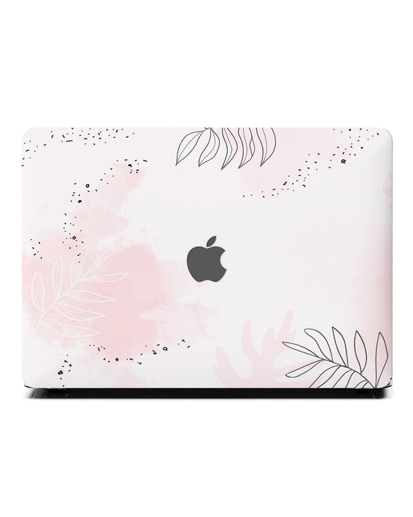 Macbook Case-ピンクリーフィー