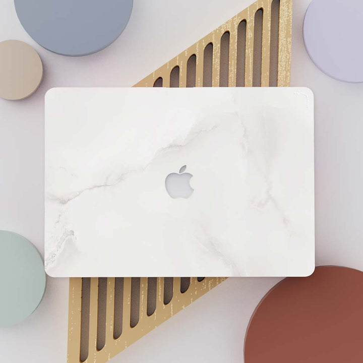 Macbook Case-Torano Bianco Marble