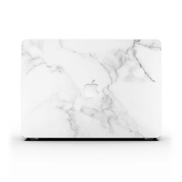 Macbook ケース ホワイト マーブル