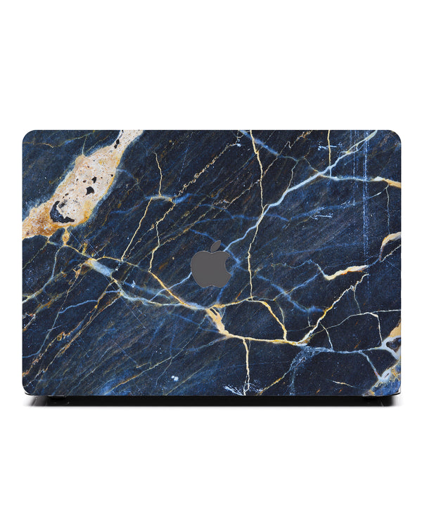 Macbook Case-Dark Blue Marble