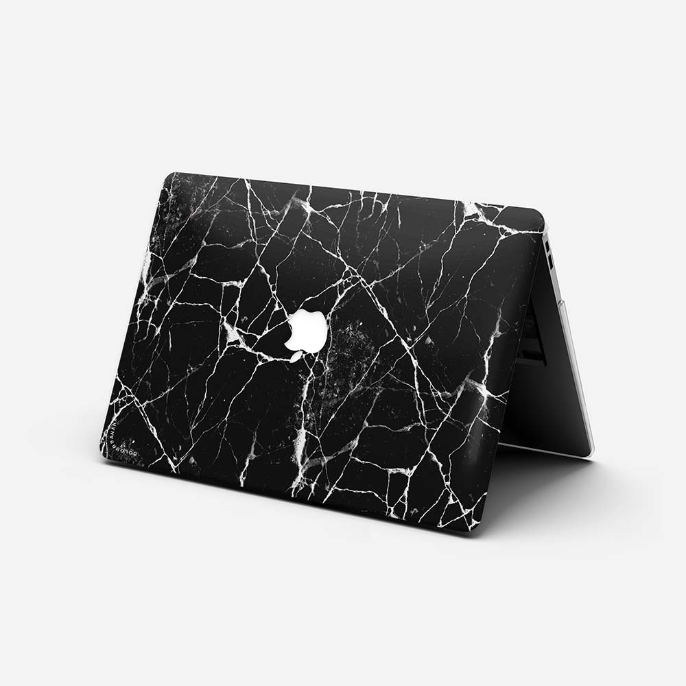 Macbook Case-Black Marble