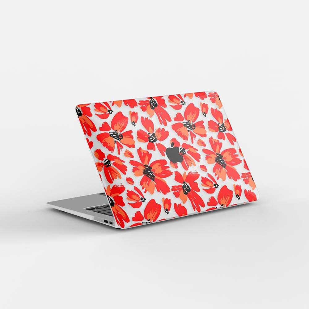 Macbook Case-Red Poppies