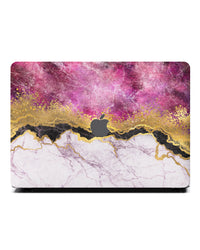 Macbook 保護套 - 紫色和金色