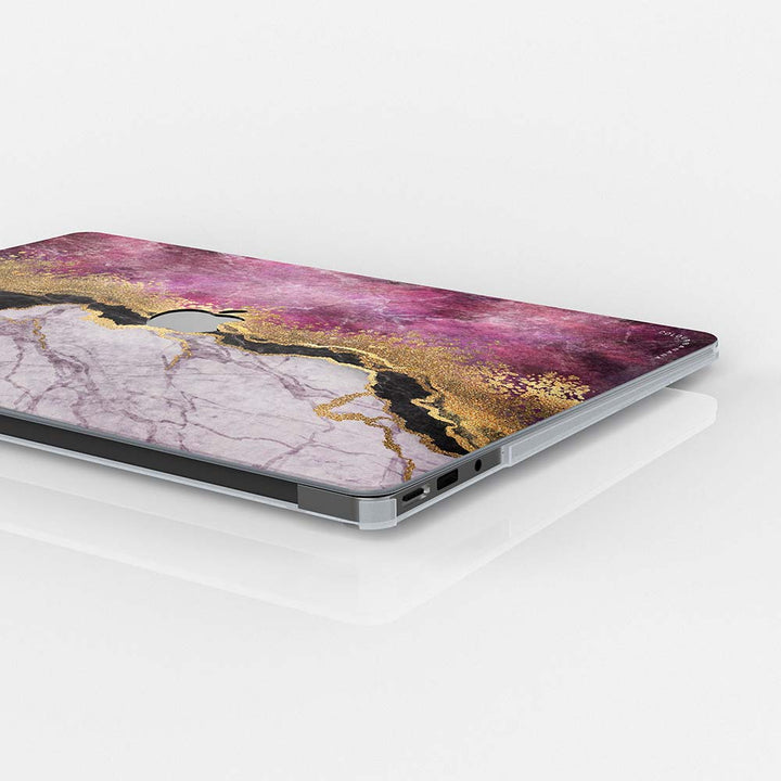 Macbook Case - Purple And Gold