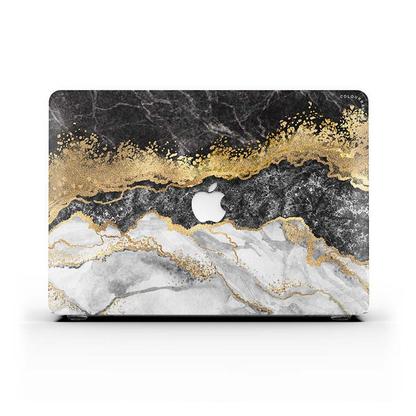 Macbook 保護套 - 黑色和金色