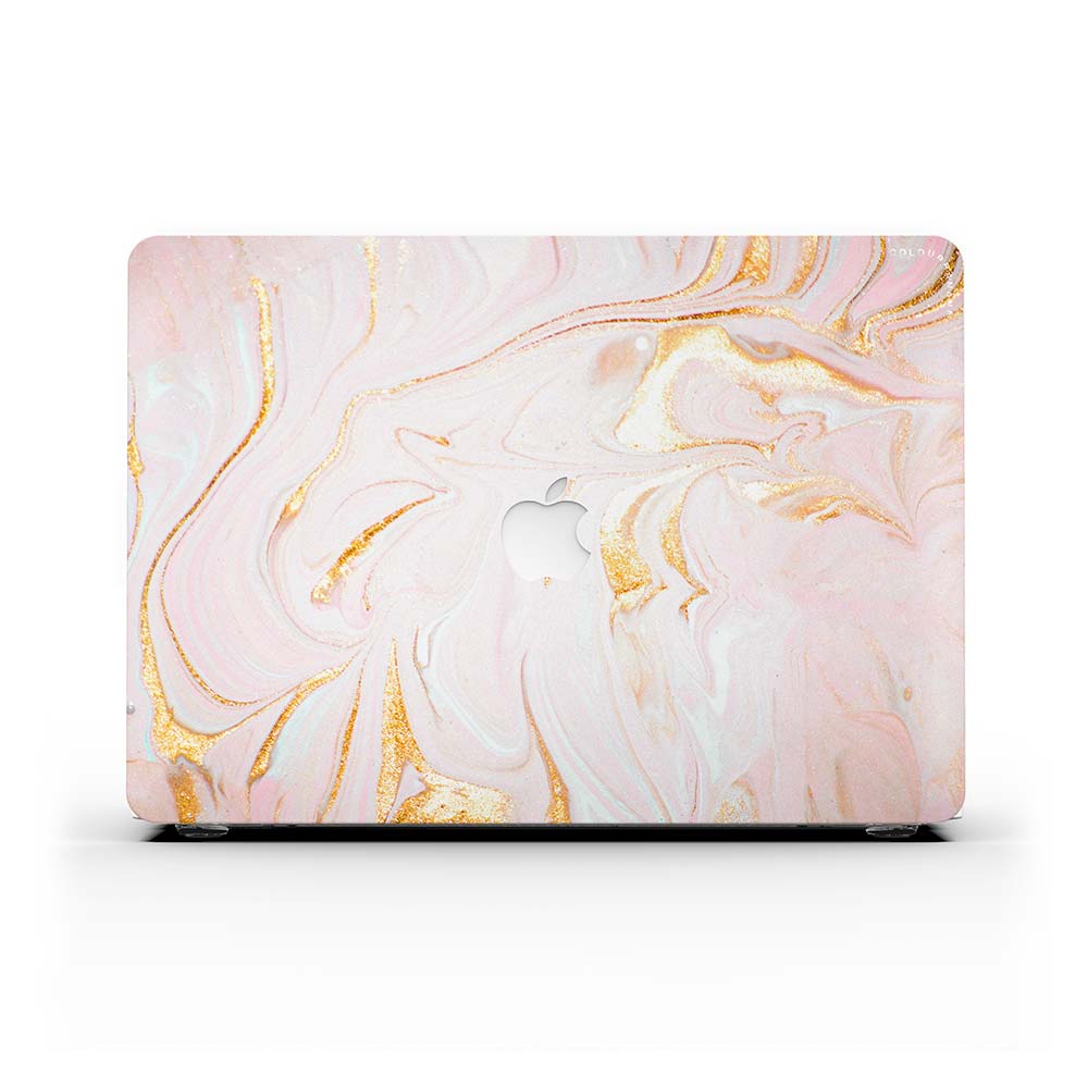 Macbook 保護套 - 粉色大理石紋
