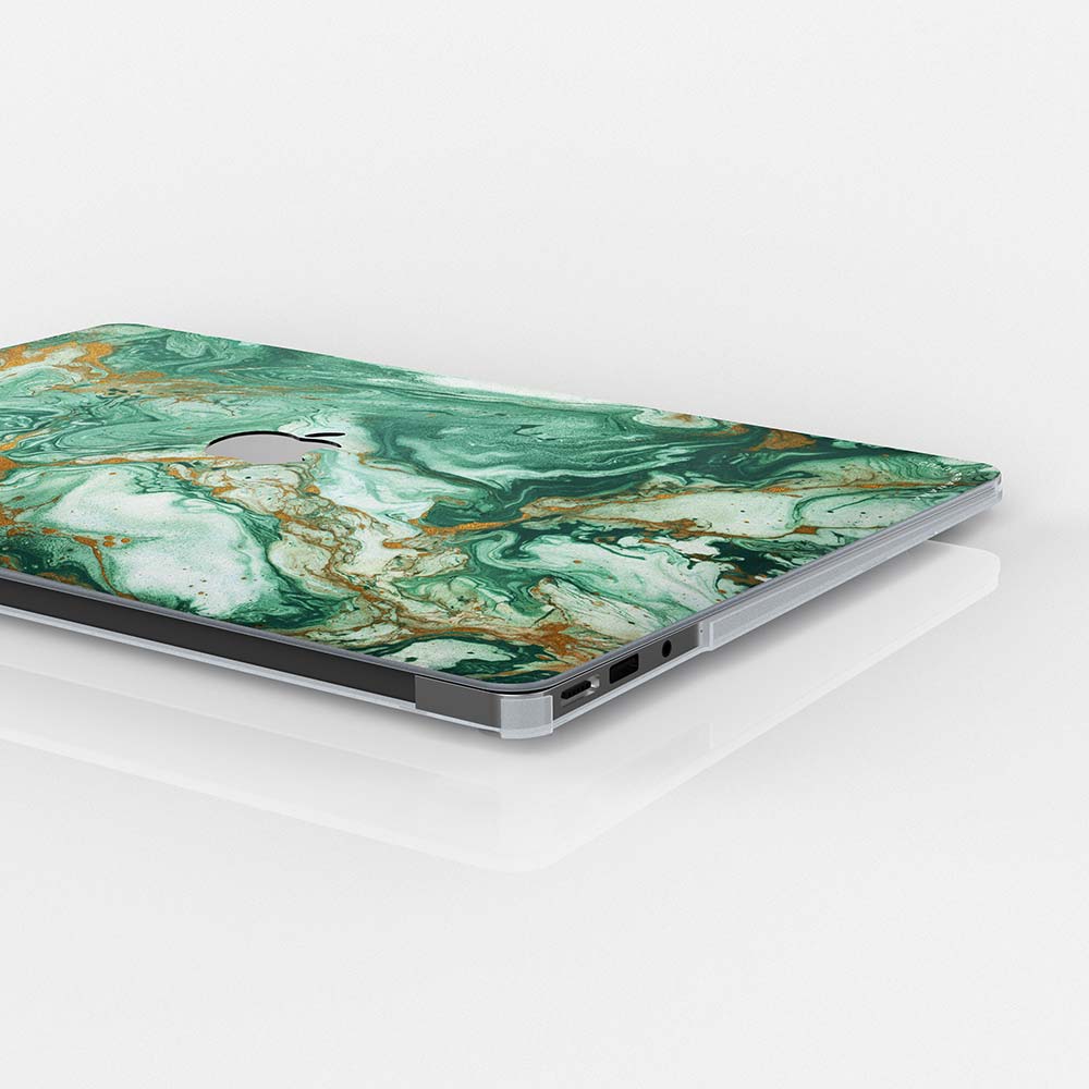 Macbook Case - Green Marble