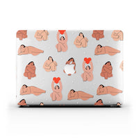Macbook ケース - 美しいプラスサイズの女性