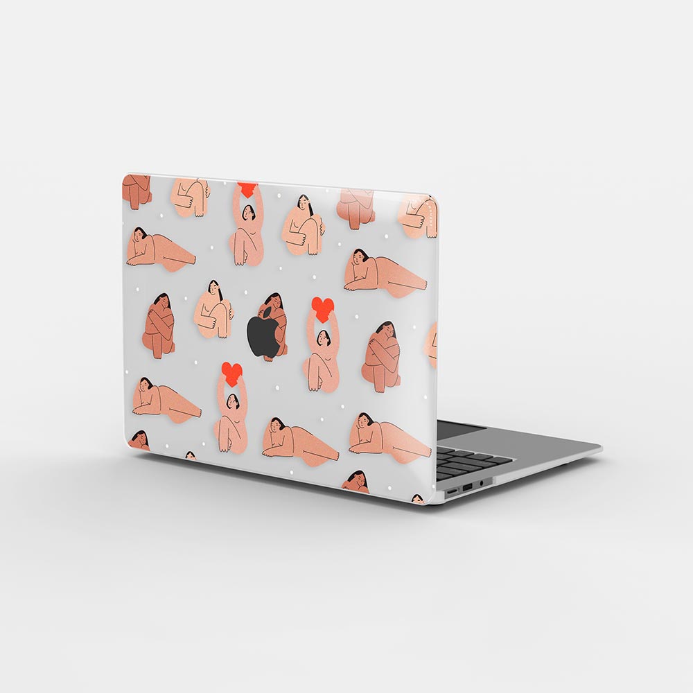 Macbook ケース - 美しいプラスサイズの女性