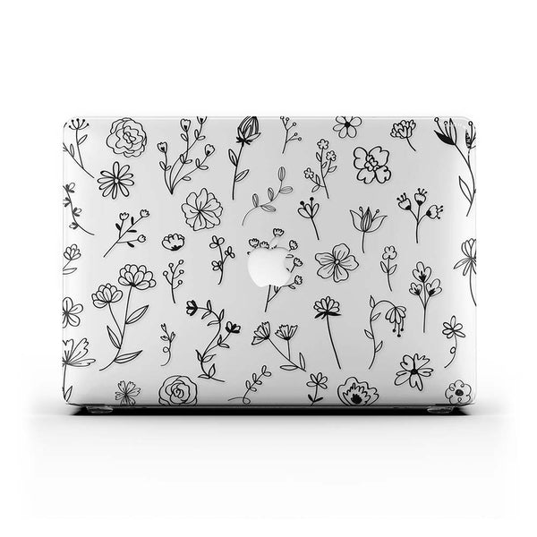 Macbook 保護套 - 只有花