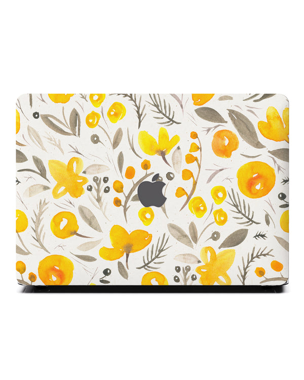 Macbook Case - Yellow Garden