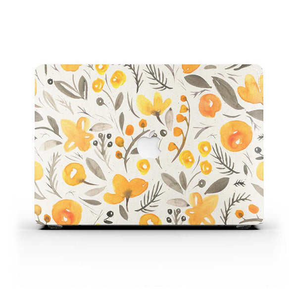 Macbook 保護套 - 黃色花園
