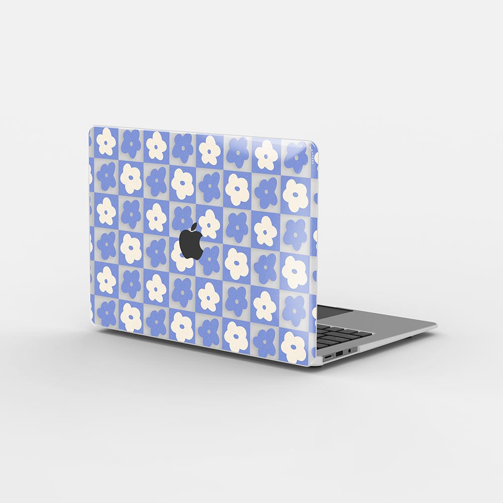 MacBook ケース - ブルーフラワーエステティック