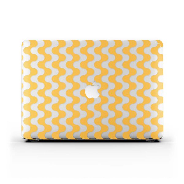 MacBook ケース - イエローストライプ