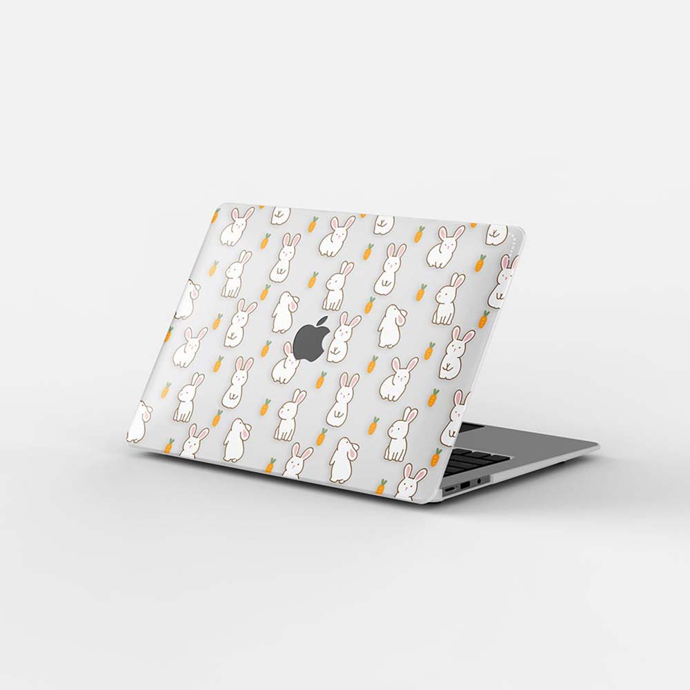 Macbook Case - White Bunny