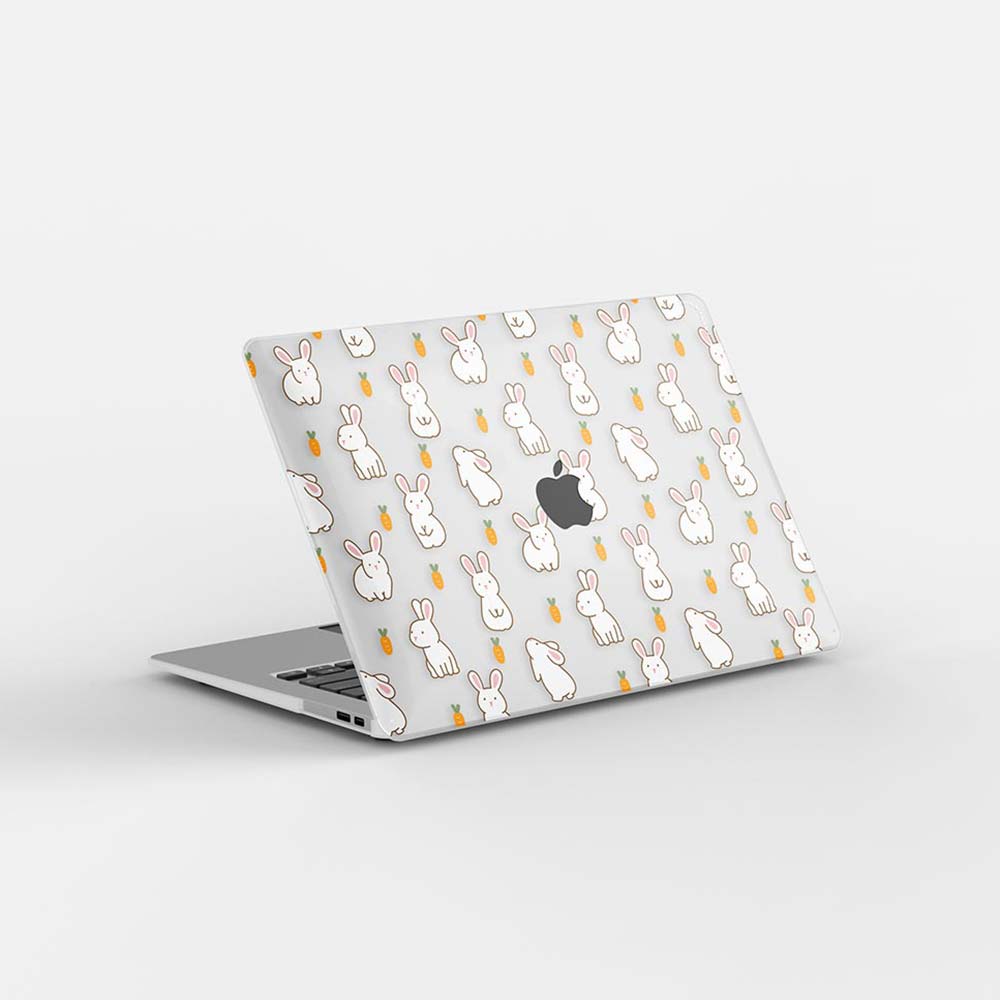 Macbook Case - White Bunny