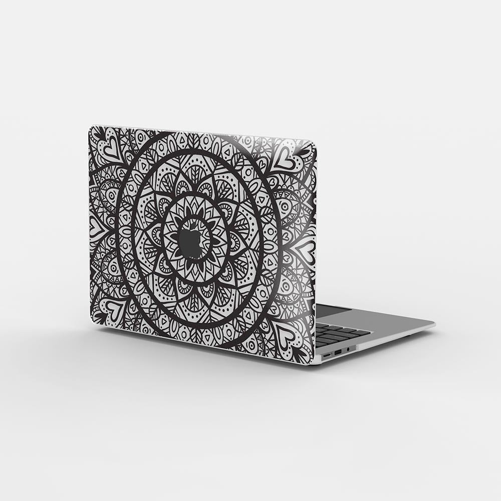 Macbook Case - Black Mandala
