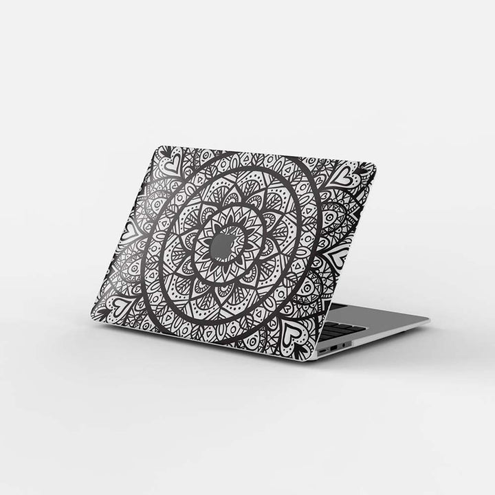 Macbook Case - Black Mandala