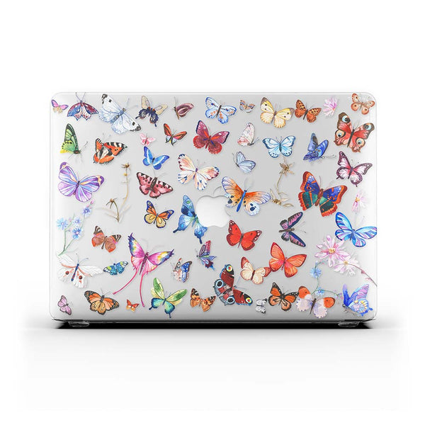 Macbook ケース - 蝶の羽ばたき