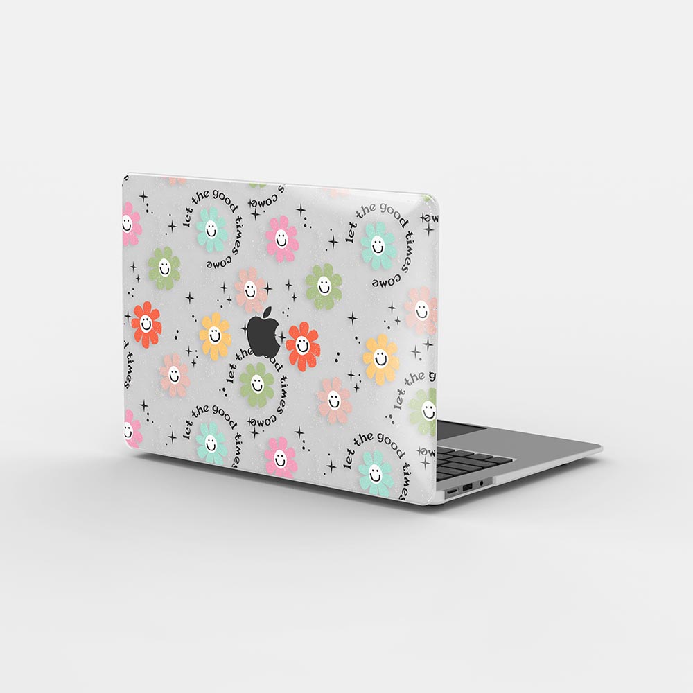 Macbook Case - Happy Floral Faces