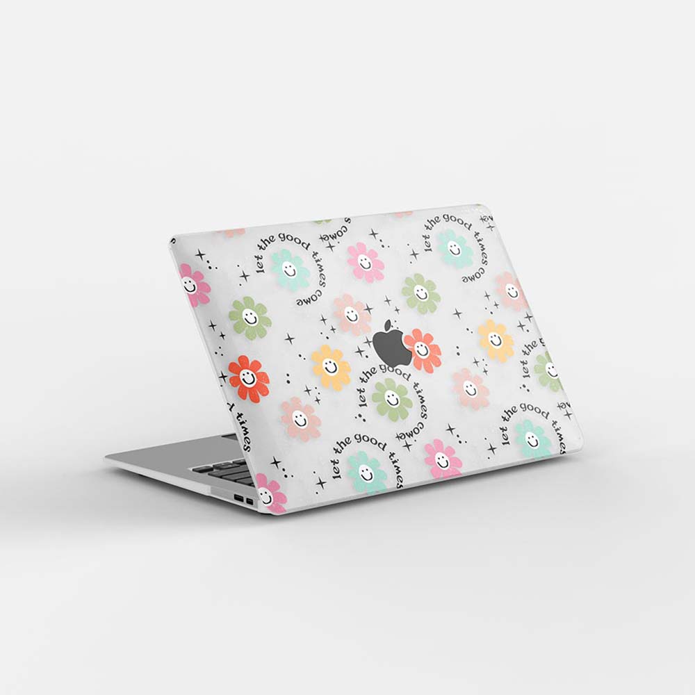 Macbook Case - Happy Floral Faces