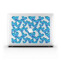 Macbook ケース - ブルー エステティック ハート