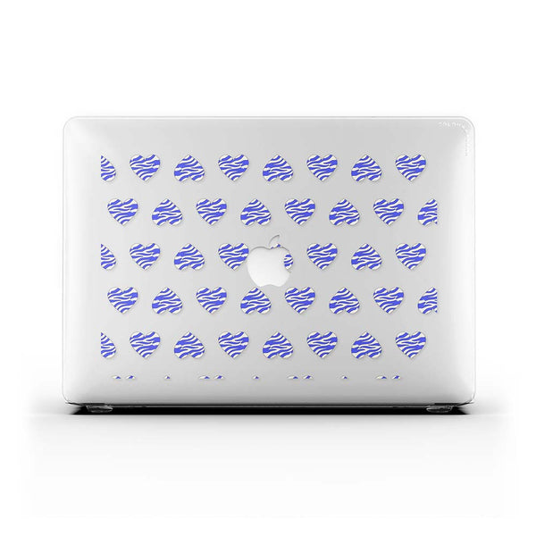 Macbook 保護套 - 紫色斑馬之心