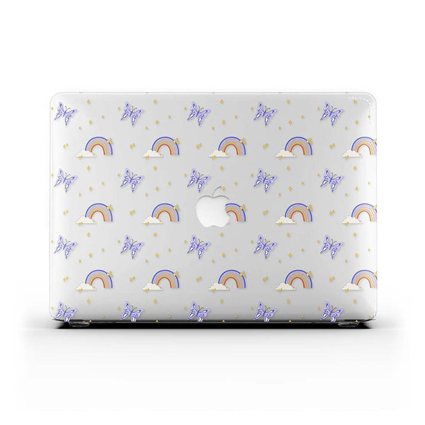Macbook Case - Purple Butterflies