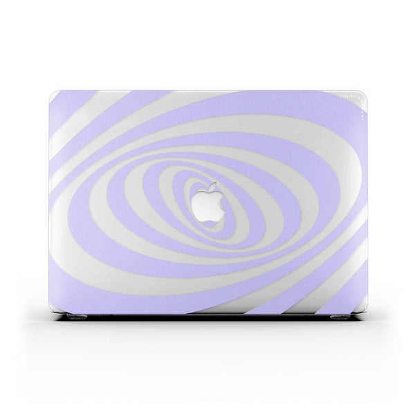 Macbook 保護套 - 紫色螺旋