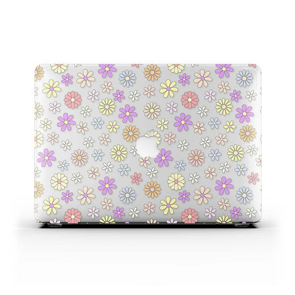 Macbook 保護套 - 粉彩花朵