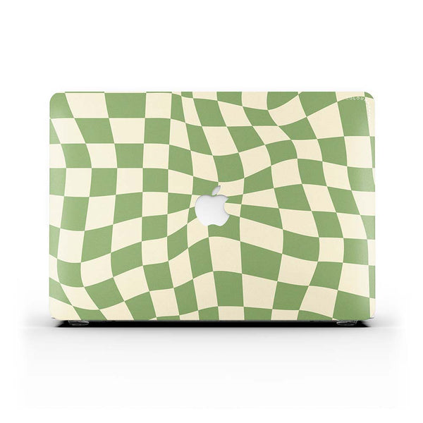 Macbook ケース - 渦巻き市松模様