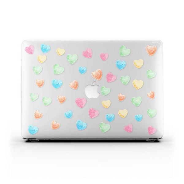 Macbook Case - Watercolor Hearts