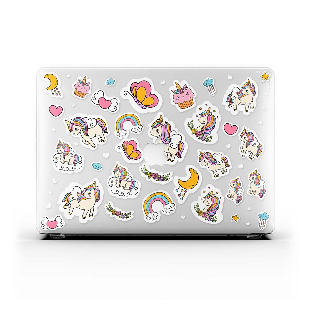 Macbook ケース - 市松模様の蝶
