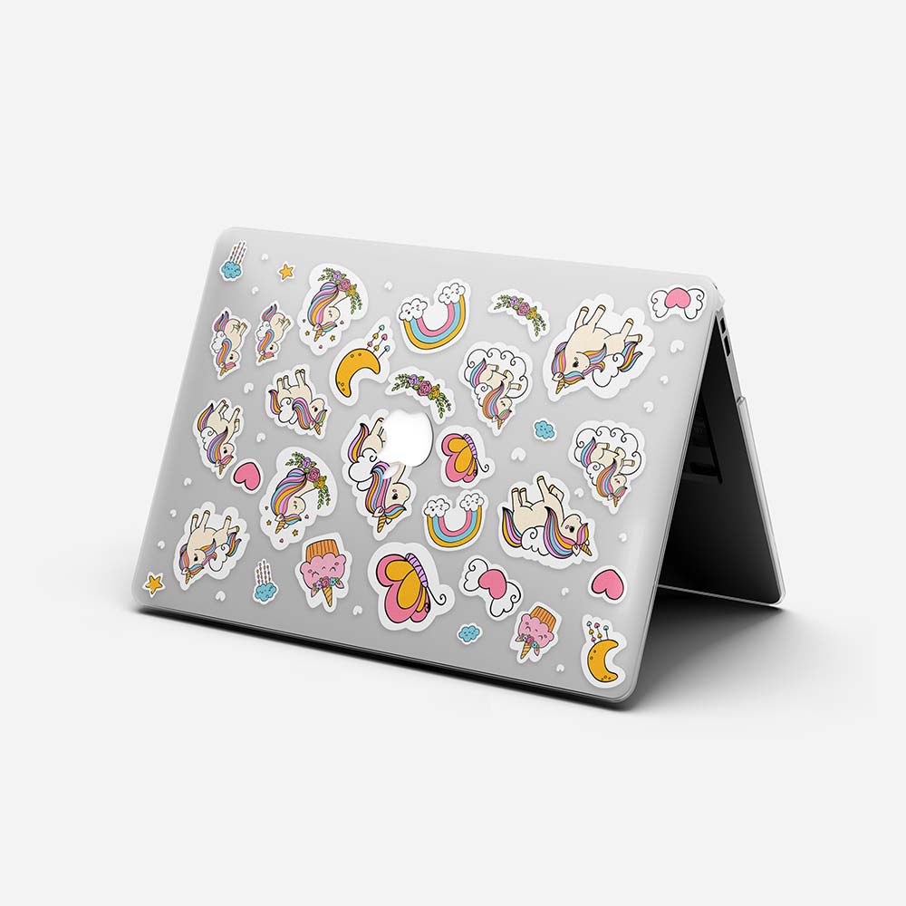 Macbook Case - Checkered Butterfly