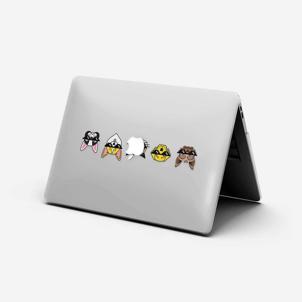 Macbook Case - Dogs With Glasses