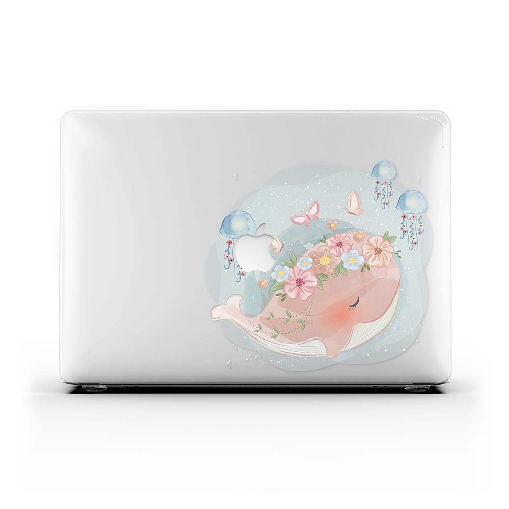 Macbook ケース - かわいいクジラ