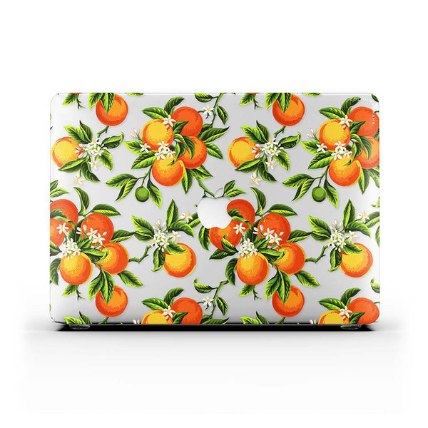 Macbook Case - Oranges On A Branch Mandarin Tree Tangerine