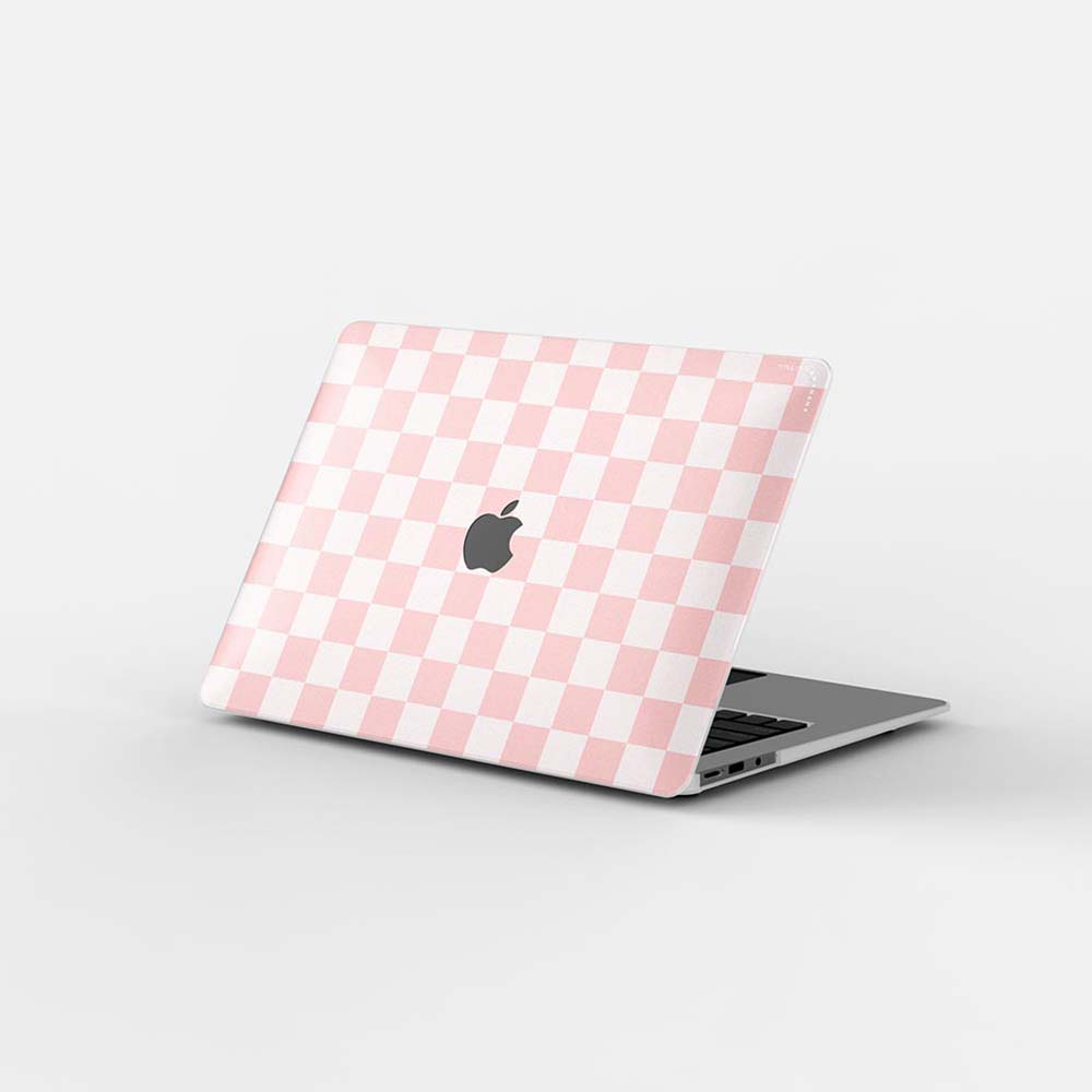 Macbook Case - Pink Checkered