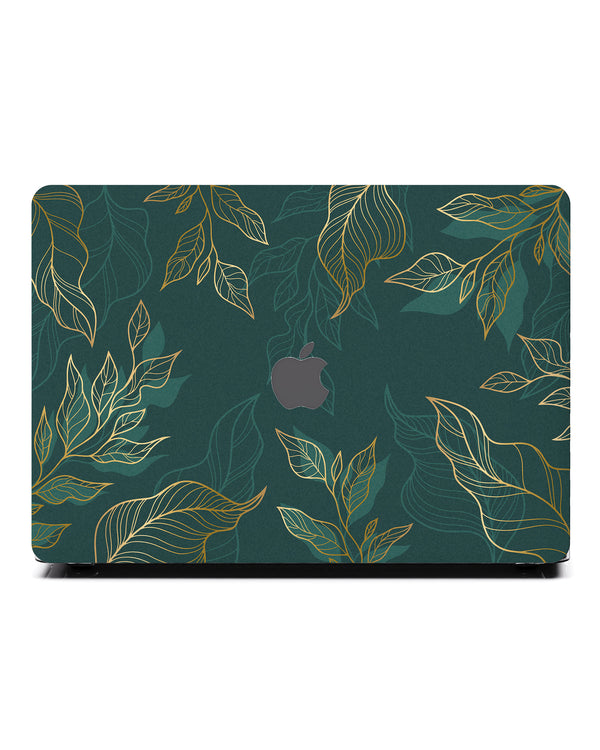 Macbook Case - Gold Leaves