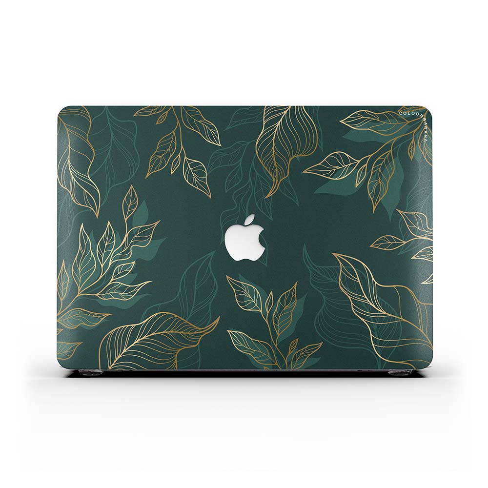 Macbook 保護套 - 金色葉子