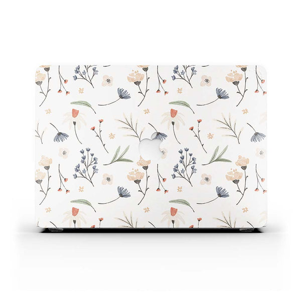 MacBook ケース - 水彩の野生の花