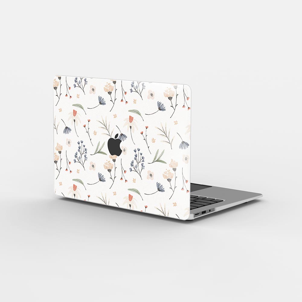 Macbook 保護套 - 水彩野花