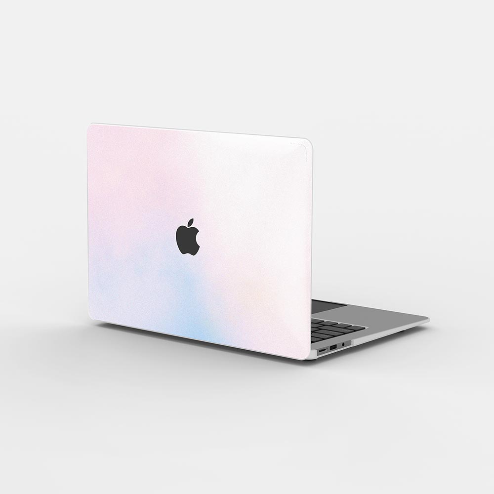 MacBook ケース - パステルピンクとブルー