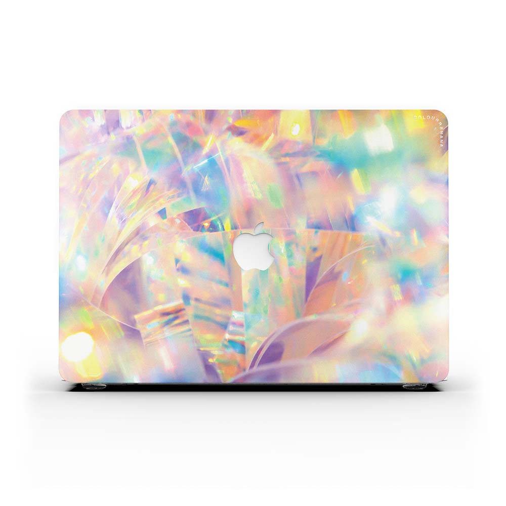 Iridescent top macbook case