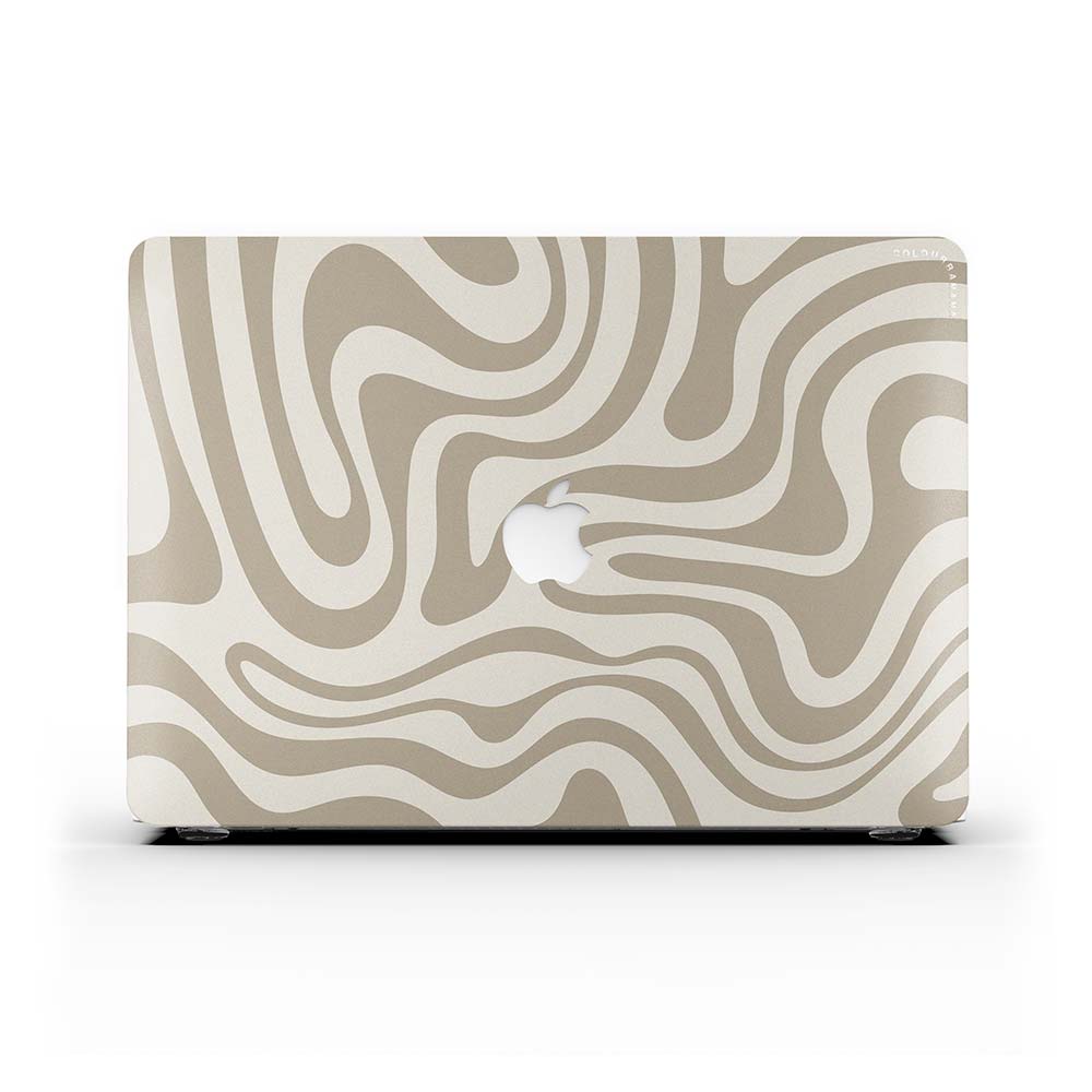 Macbook 保護套 - 米色漩渦