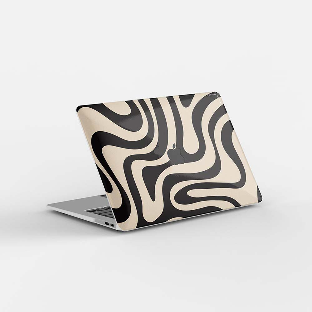 MacBook ケース - レトロモダンなリキッドスワール