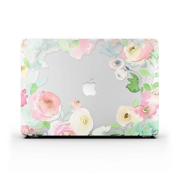 Macbook 保護套-牡丹花